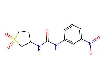 1-(1,1-Dioxothiolan-3-yl)-3-(3-nitrophenyl)urea structure