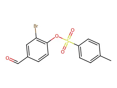 2-Bromo-4-formylphenyl 4-methylbenzenesulfonate structure