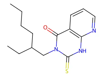 3-(2-ethylhexyl)-2-sulfanylidene-1H-pyrido[2,3-d]pyrimidin-4-one structure