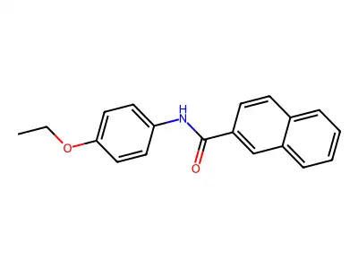 N-(4-ethoxyphenyl)naphthalene-2-carboxamide structure
