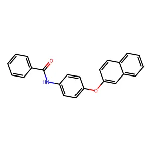 N-(4-naphthalen-2-yloxyphenyl)benzamide structure