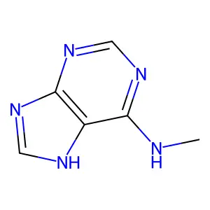 N6-Methyladenine structure
