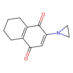 2-(1-Aziridinyl)-5,6,7,8-tetrahydro-1,4-naphthalenedione structure