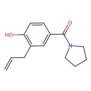 (4-Hydroxy-3-prop-2-enylphenyl)-pyrrolidin-1-ylmethanone structure