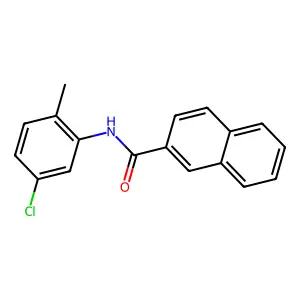 N-(5-chloro-2-methylphenyl)-2-naphthamide structure