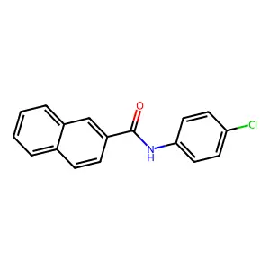 N-(4-氯苯基)萘-2-甲酰胺 structure