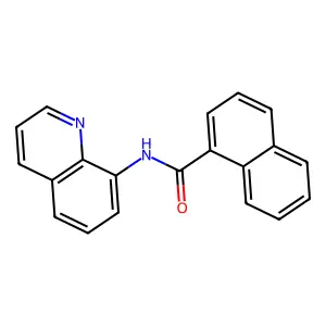 N-(quinolin-8-yl)naphthalene-1-carboxamide structure