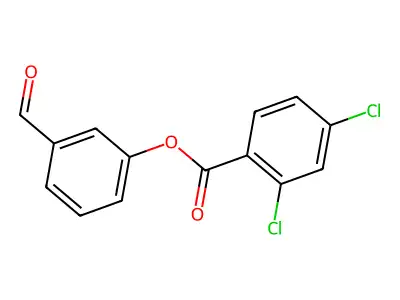 3-Formylphenyl 2,4-dichlorobenzoate structure