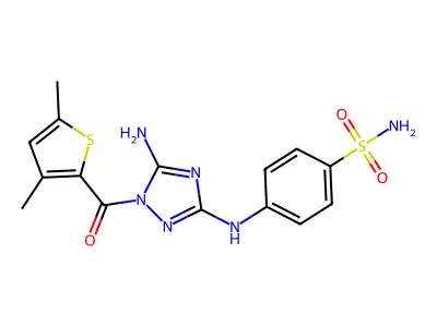 1-Acyl-1H-[1,2,4]triazole-3,5-diamine Analogue 3g structure
