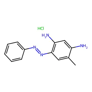 1,3-Benzenediamine, 4-methyl-6-(2-phenyldiazenyl)-, hydrochloride (1:1) structure