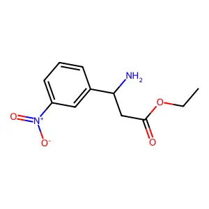 Ethyl 3-amino-3-(3-nitrophenyl)propanoate structure