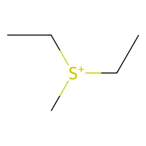 Diethyl(methyl)sulfonium structure