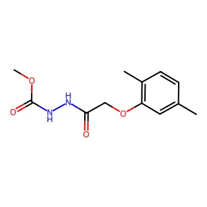 Methyl 2-[(2,5-dimethylphenoxy)acetyl]hydrazinecarboxylate structure