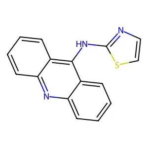 N-acridin-9-yl-1,3-thiazol-2-amine structure