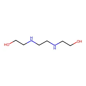 Ethanol, 2,2'-(1,2-ethanediyldiimino)bis- structure