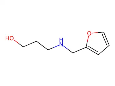3-{[(Furan-2-yl)methyl]amino}propan-1-ol structure