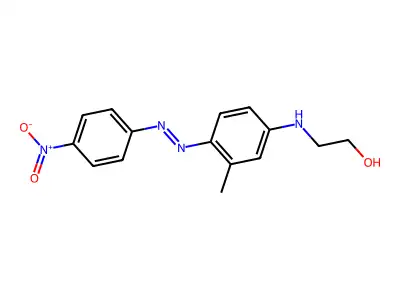 2-({3-Methyl-4-[(4-nitrophenyl)diazenyl]phenyl}amino)ethan-1-ol structure