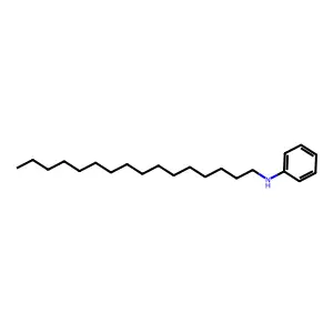 Benzenamine, N-hexadecyl- structure