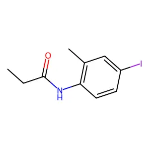 N-(4-iodo-2-methylphenyl)propanamide structure