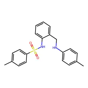 4-methyl-N-[2-[(4-methylanilino)methyl]phenyl]benzenesulfonamide structure