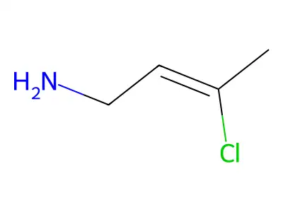 3-Chlorobut-2-en-1-amine structure