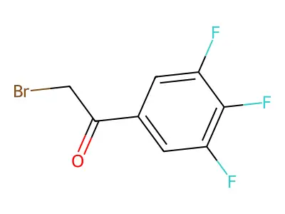 3,4,5-Trifluorophenacyl bromide structure