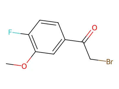 2-Bromo-1-(5-fluoro-2-methoxyphenyl)ethan-1-one structure