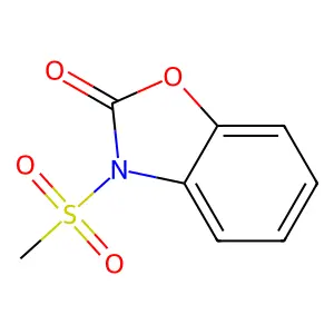 3-(methylsulfonyl)-1,3-benzoxazol-2(3H)-one structure