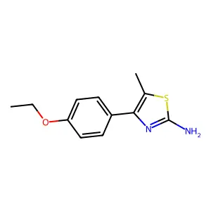 4-(4-Ethoxyphenyl)-5-methyl-1,3-thiazol-2-amine structure