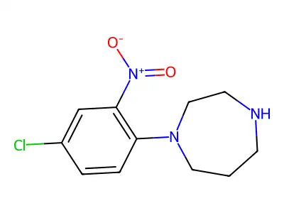 1-(4-Chloro-2-nitrophenyl)-1,4-diazepane structure