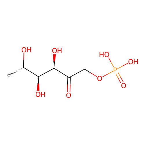 L-rhamnulose 1-phosphate structure