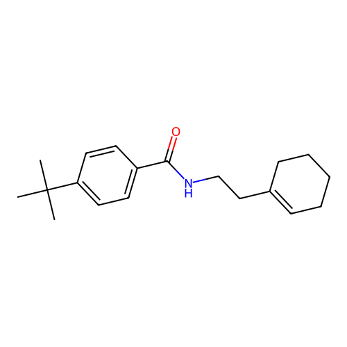 4-tert-butyl-N-[2-(1-cyclohexen-1-yl)ethyl]benzamide structure