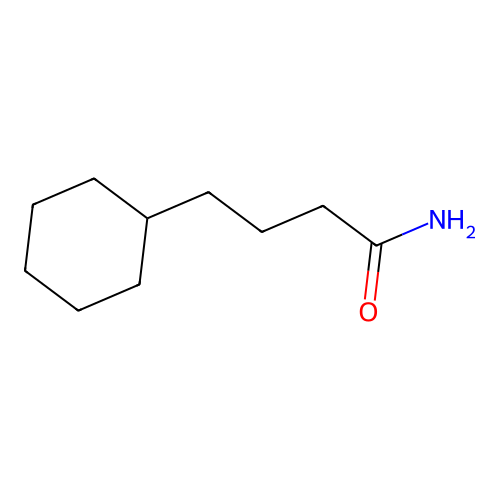 4-Cyclohexylbutanamide structure