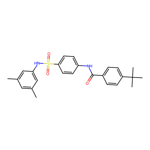 4-tert-butyl-N-[4-[(3,5-dimethylphenyl)sulfamoyl]phenyl]benzamide structure
