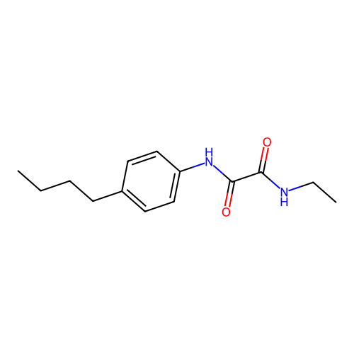 N-(4-butylphenyl)-N'-ethylethanediamide structure