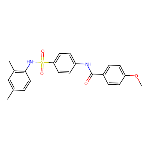 N-[4-[(2,4-dimethylphenyl)sulfamoyl]phenyl]-4-methoxybenzamide structure