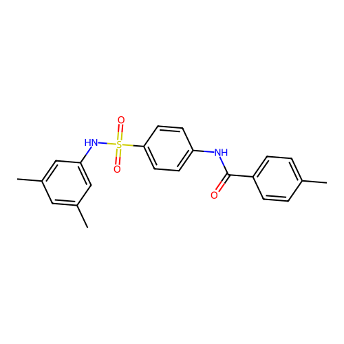 N-[4-[(3,5-dimethylphenyl)sulfamoyl]phenyl]-4-methylbenzamide structure