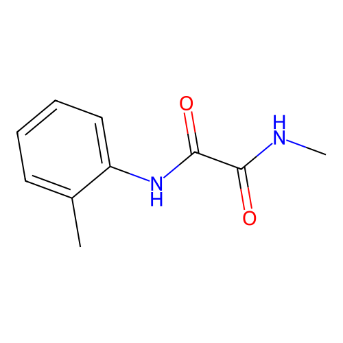 N-methyl-N'-(2-methylphenyl)ethanediamide structure