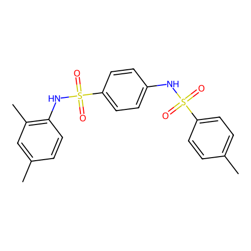 N-{4-[(2,4-dimethylphenyl)sulfamoyl]phenyl}-4-methylbenzenesulfonamide structure