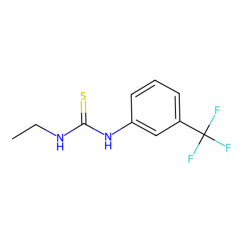 1-Ethyl-3-[3-(trifluoromethyl)phenyl]thiourea structure