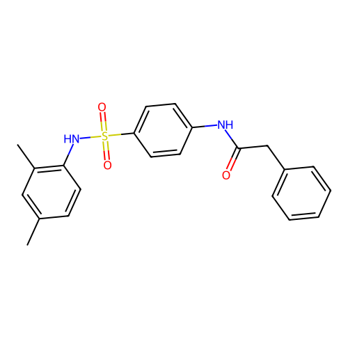 N-{4-[(2,4-dimethylphenyl)sulfamoyl]phenyl}-2-phenylacetamide structure