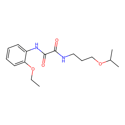 N-(2-ethoxyphenyl)-N'-[3-(propan-2-yloxy)propyl]ethanediamide structure