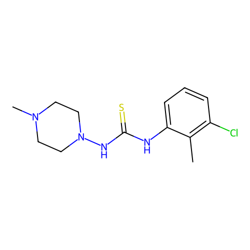 1-(3-Chloro-2-methylphenyl)-3-(4-methylpiperazin-1-yl)thiourea structure