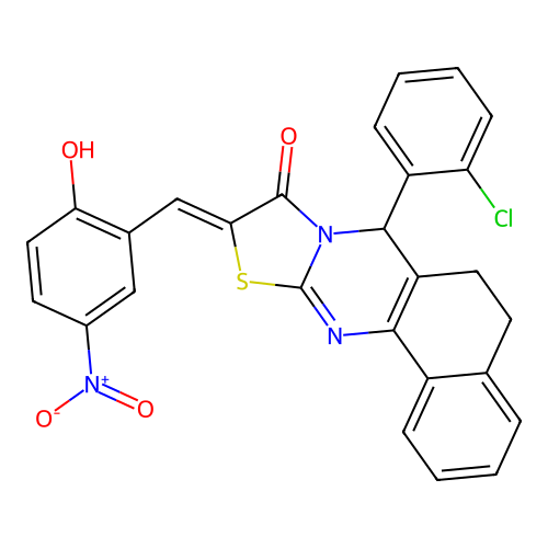 C27H18ClN3O4S structure