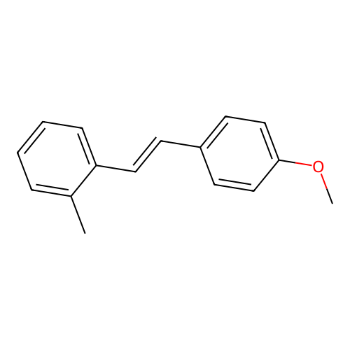 1-[2-(4-Methoxyphenyl)vinyl]-2-methylbenzene structure