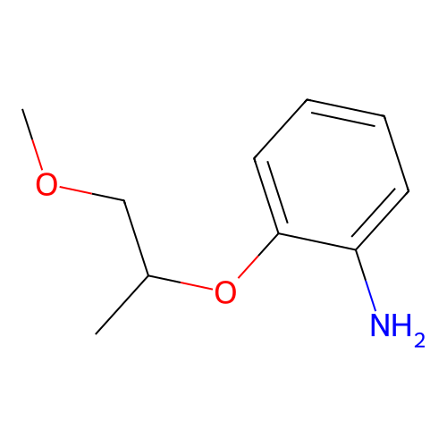 2-(2-Methoxy-1-methyl-ethoxy)-phenylamine structure