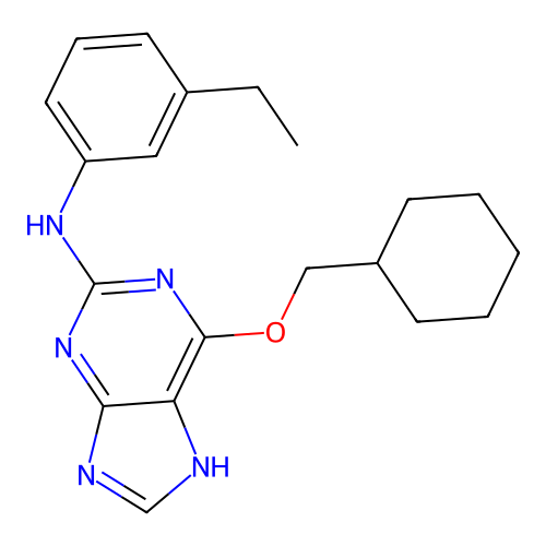 O6-Cyclohexylmethylguanine deriv. 19 structure