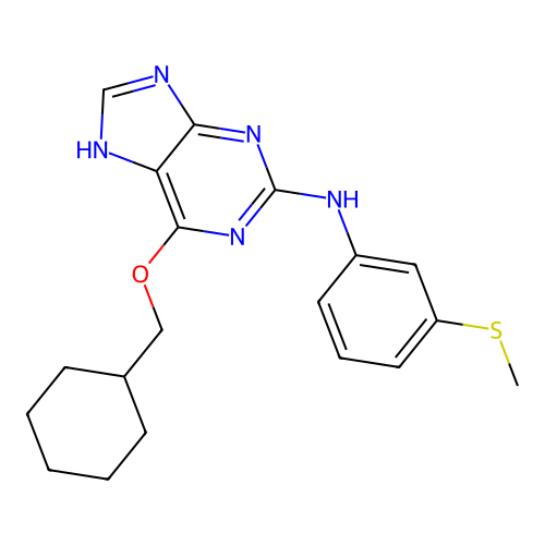 O6-Cyclohexylmethylguanine deriv. 22 structure