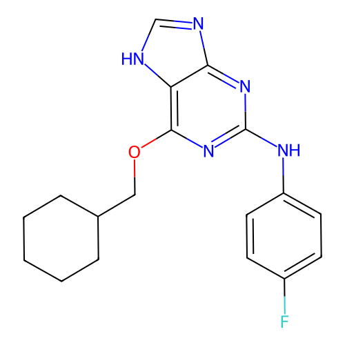 O6-Cyclohexylmethylguanine deriv. 23 structure