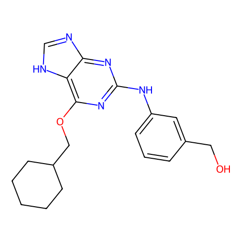 O6-Cyclohexylmethylguanine deriv. 20 structure